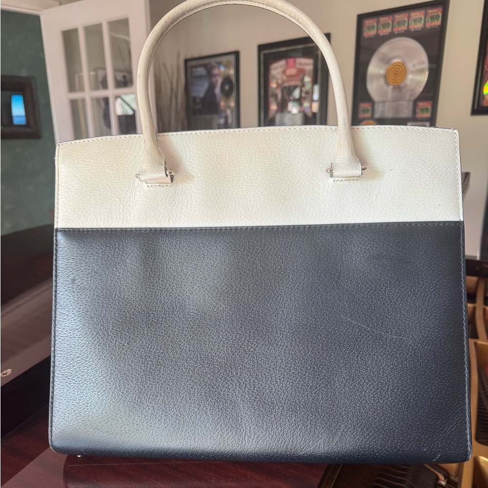 Kate Spade New York Grove Street Maeve Tote in black and cream - Picture 4 of 16